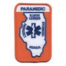 ILLINOIS LICENSED PARAMEDIC Shoulder Patch